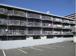 広島市西区南観音、マンションの外観画像です