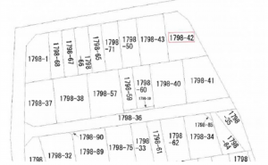 広島市東区上温品、土地の間取り画像です