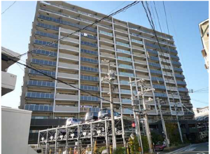 広島市南区皆実町、マンションの外観画像です