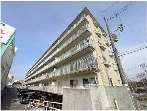 広島市中区舟入南、マンションの外観画像です