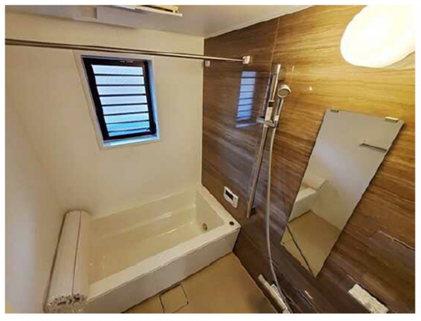 広島市西区井口台、マンションの風呂画像です