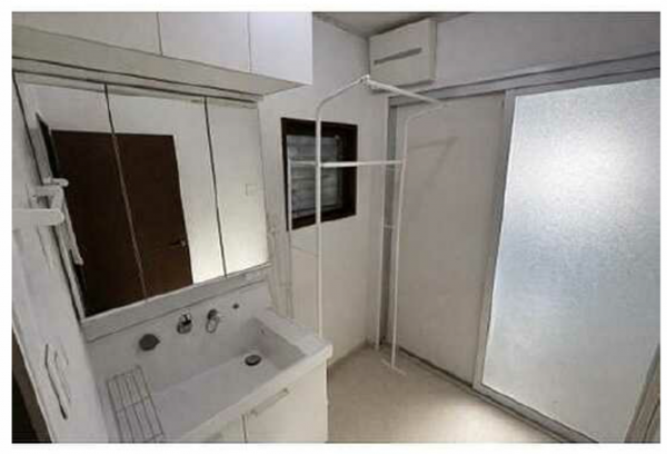 広島市東区牛田東、中古一戸建ての洗面画像です