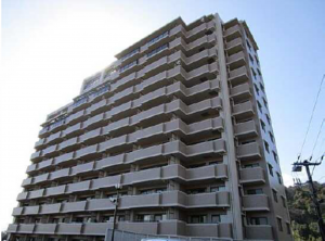 広島市東区牛田早稲田、マンションの外観画像です