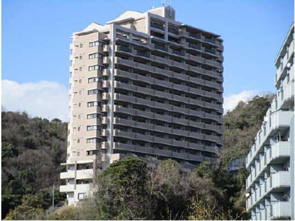 広島市東区牛田早稲田、マンションの外観画像です