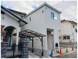 広島市東区福田、新築一戸建ての外観画像です