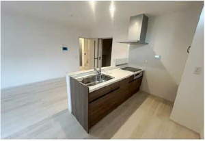 広島市東区福田、新築一戸建てのキッチン画像です