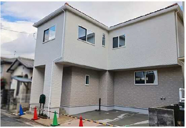 広島市東区福田、新築一戸建ての外観画像です