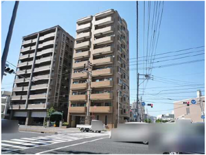 広島市南区出汐、マンションの外観画像です