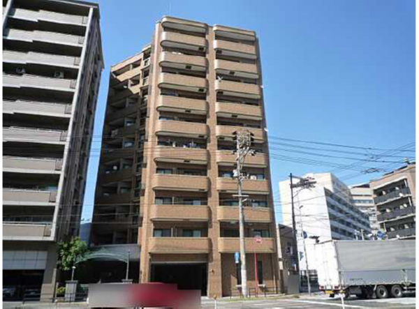 広島市南区出汐、マンションの外観画像です