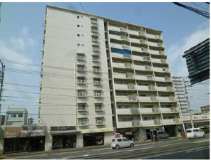 広島市中区舟入南、マンションの外観画像です