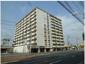 広島市中区舟入南、マンションの外観画像です