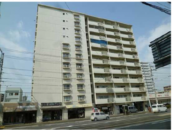 広島市中区舟入南、マンションの外観画像です