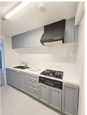 広島市西区田方、マンションのキッチン画像です