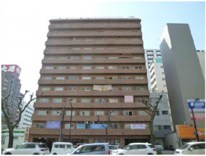 広島市中区八丁堀、マンションの外観画像です