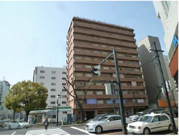 広島市中区八丁堀、マンションの外観画像です