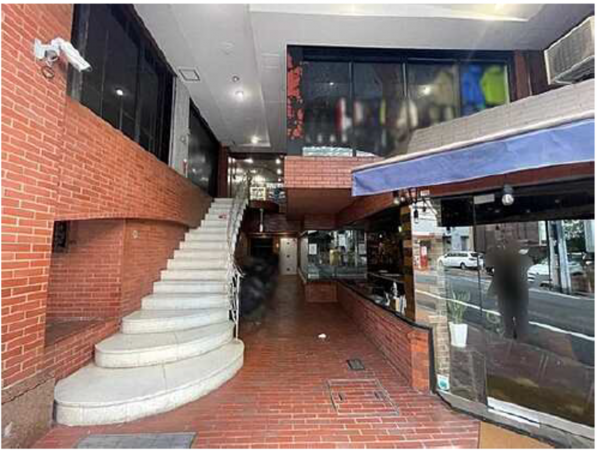 広島市中区三川町、マンションのエントランス画像です