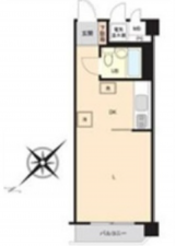 広島市西区己斐本町、収益物件/マンションの間取り画像です