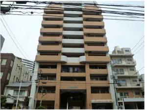 広島市中区宝町、マンションの外観画像です