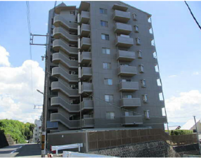 広島市西区井口、マンションの外観画像です