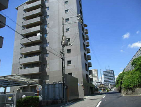 広島市西区井口、マンションの外観画像です