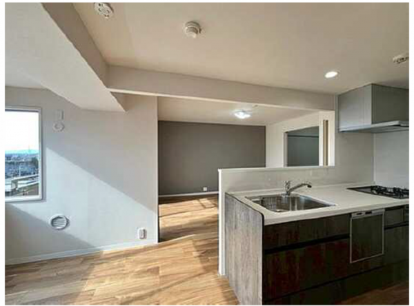 広島市南区青崎、マンションのキッチン画像です