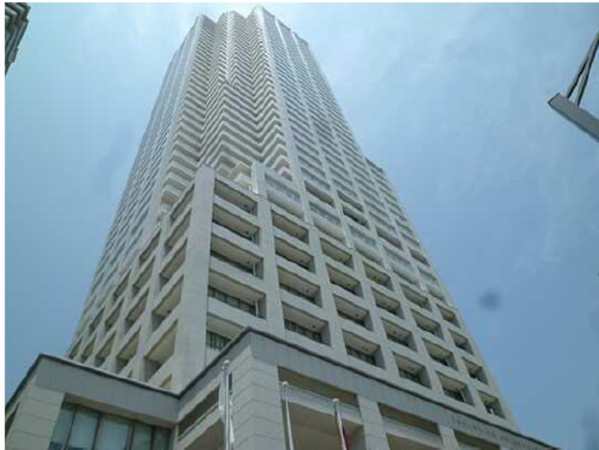 広島市中区上八丁堀、マンションの外観画像です