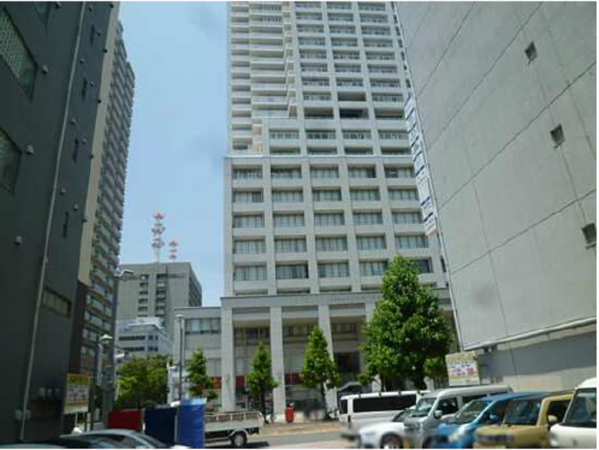 広島市中区上八丁堀、マンションの外観画像です