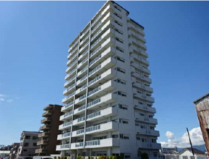 広島市西区観音新町、マンションの外観画像です