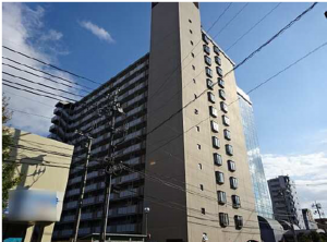 広島市南区宇品西、マンションの外観画像です