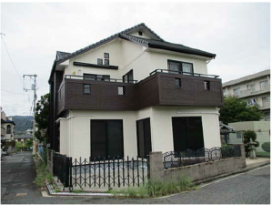 広島市西区大芝、中古一戸建ての外観画像です