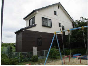 広島市西区大芝、中古一戸建ての外観画像です