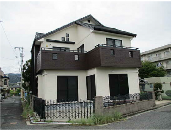 広島市西区大芝、中古一戸建ての外観画像です
