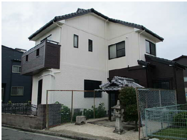 広島市西区大芝、中古一戸建ての外観画像です