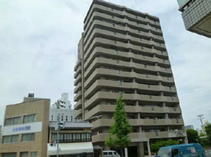 広島市中区加古町、マンションの外観画像です