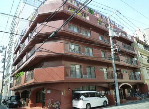 広島市中区竹屋町、マンションの外観画像です