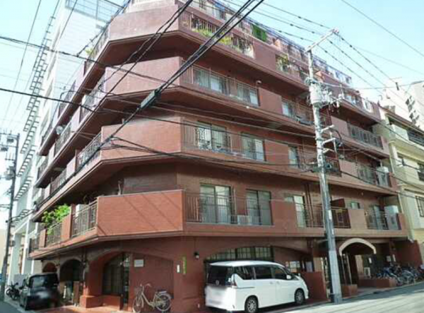 広島市中区竹屋町、マンションの外観画像です