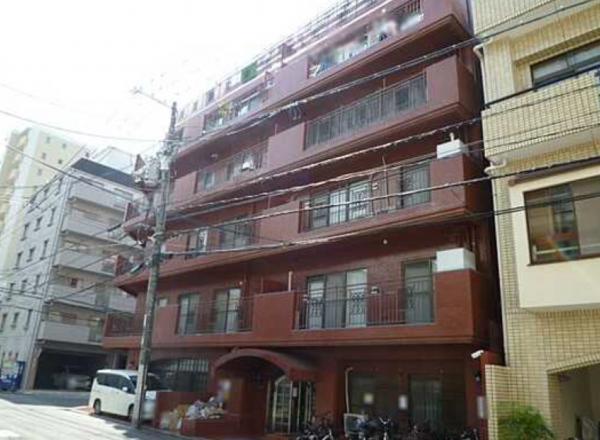 広島市中区竹屋町、マンションの外観画像です