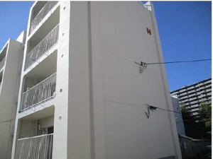 広島市西区井口鈴が台、マンションの外観画像です