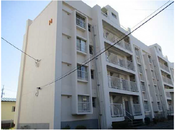 広島市西区井口鈴が台、マンションの外観画像です