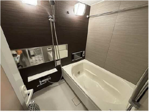 広島市西区天満町、マンションの風呂画像です