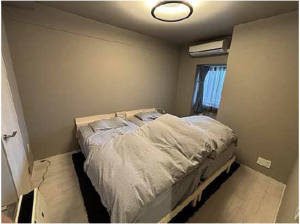 広島市西区天満町、マンションの寝室画像です