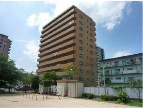 広島市南区宇品西、マンションの外観画像です