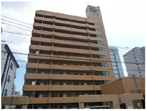 広島市南区宇品西、マンションの外観画像です