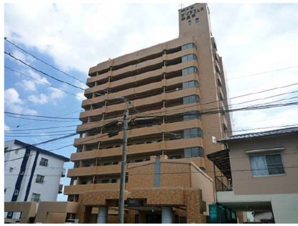 広島市南区宇品西、マンションの外観画像です