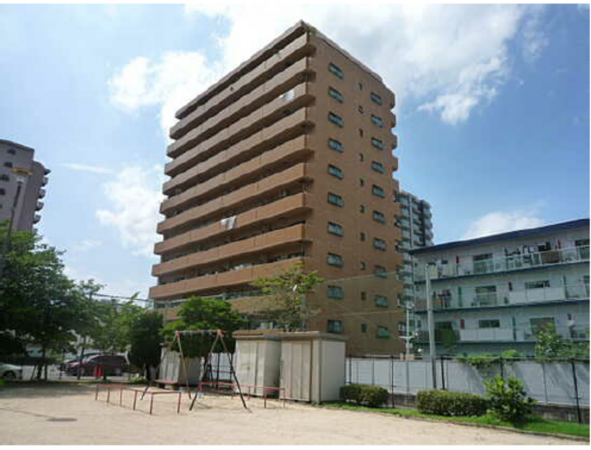 広島市南区宇品西、マンションの外観画像です