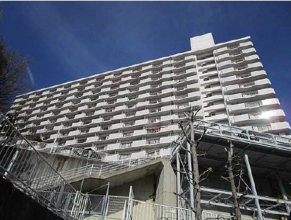 広島市東区山根町、マンションの外観画像です