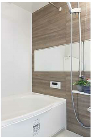 広島市西区三滝本町、マンションの風呂画像です