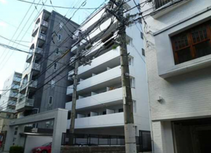 広島市中区堺町、マンションの外観画像です