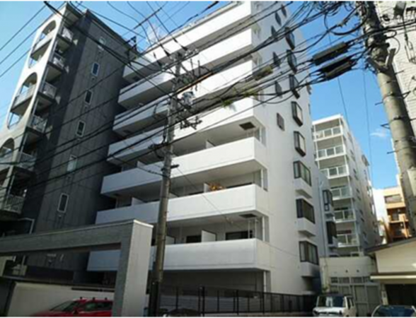 広島市中区堺町、マンションの外観画像です