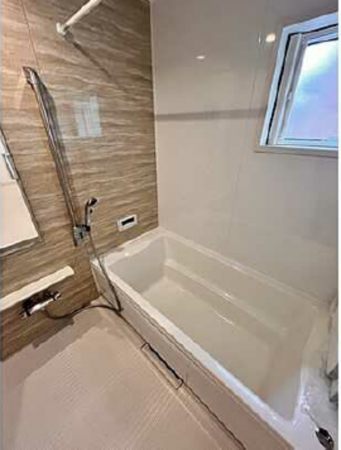 広島市西区井口鈴が台、新築一戸建ての風呂画像です